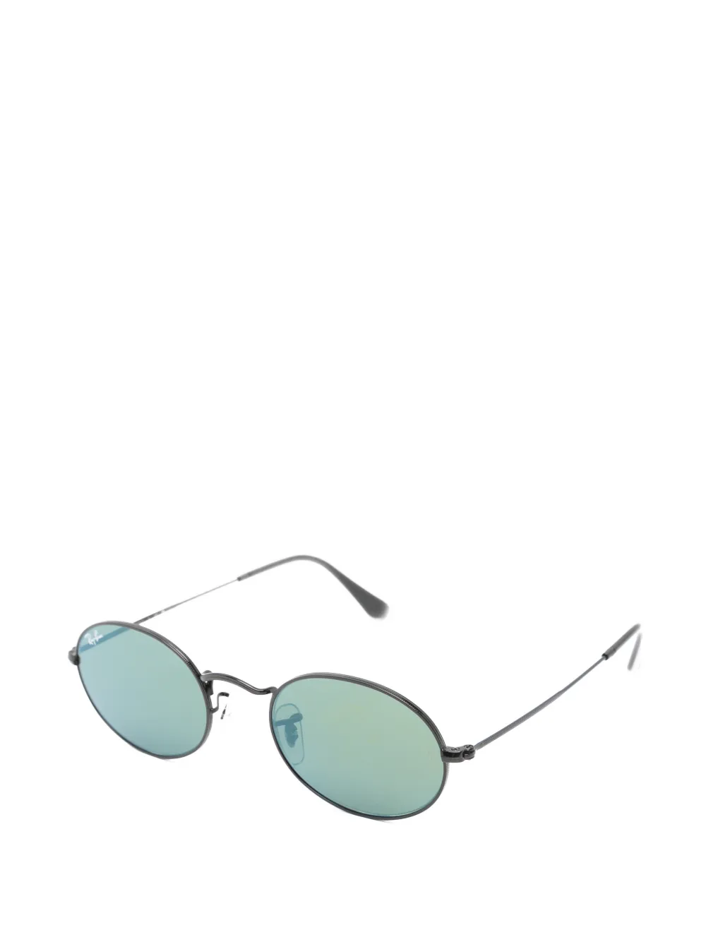 Ray-Ban Zonnebril met geometrisch montuur Zwart