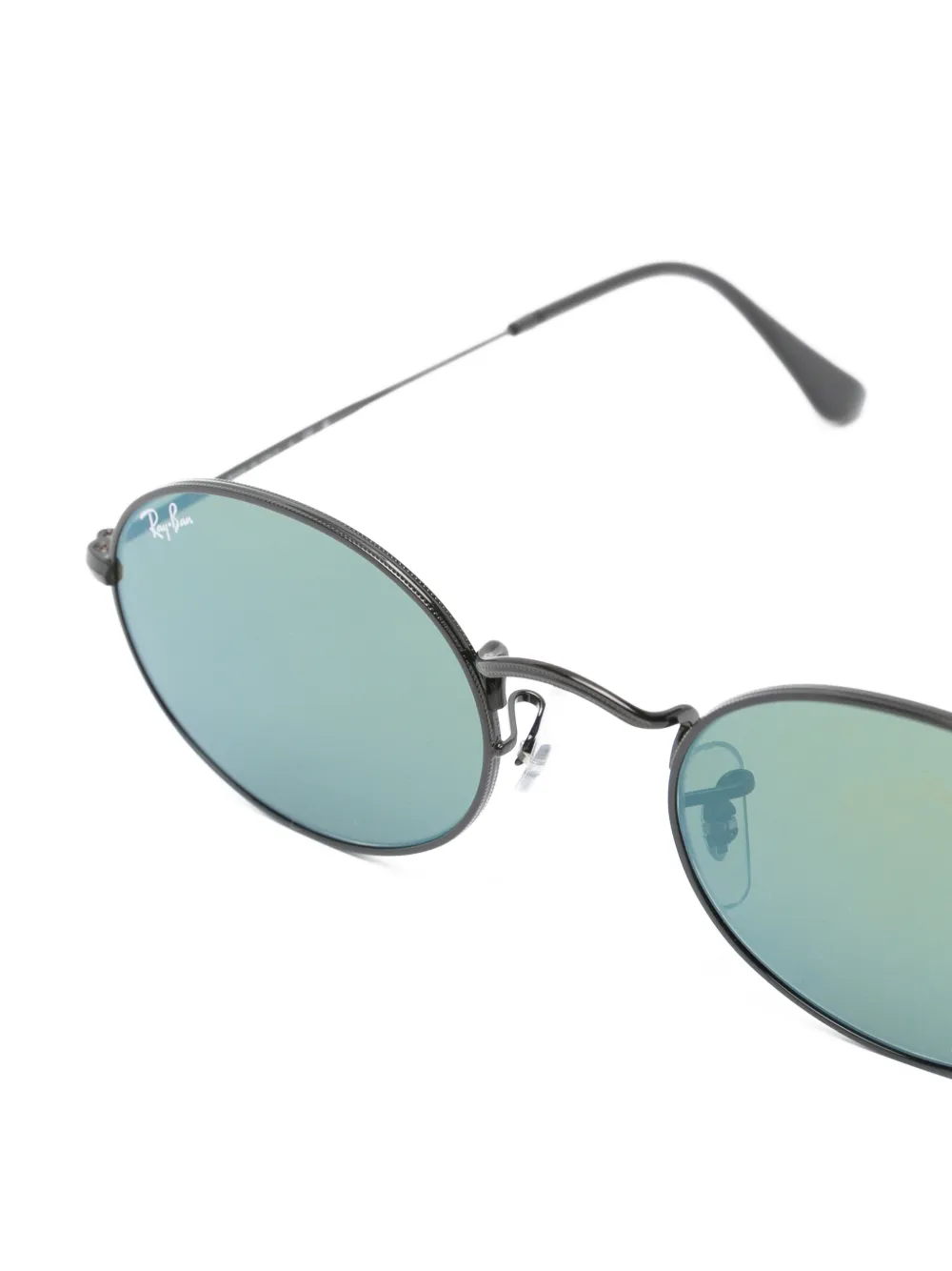 Ray-Ban Zonnebril met geometrisch montuur Zwart