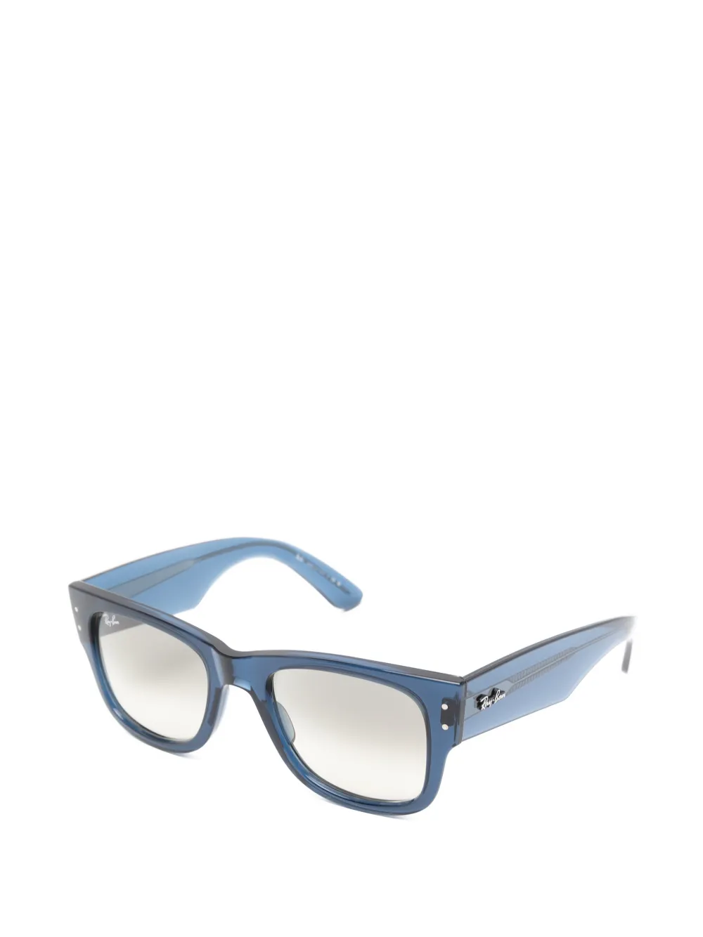 Ray-Ban Mega Wayfarer zonnebril met vierkant montuur Blauw