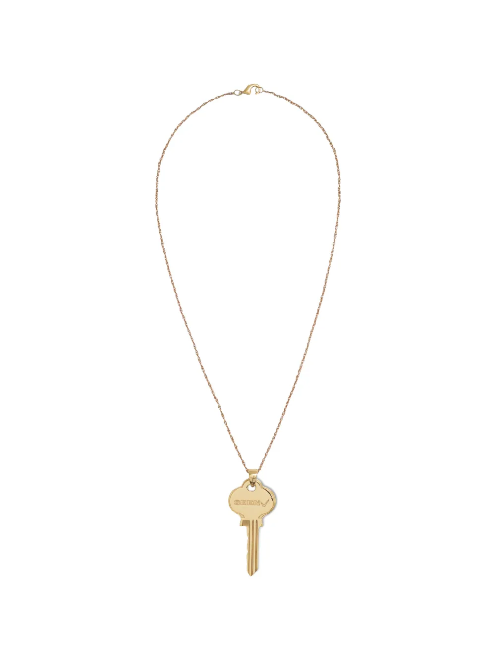 Seen Users Do Not Duplicate key-pendant necklace - Oro