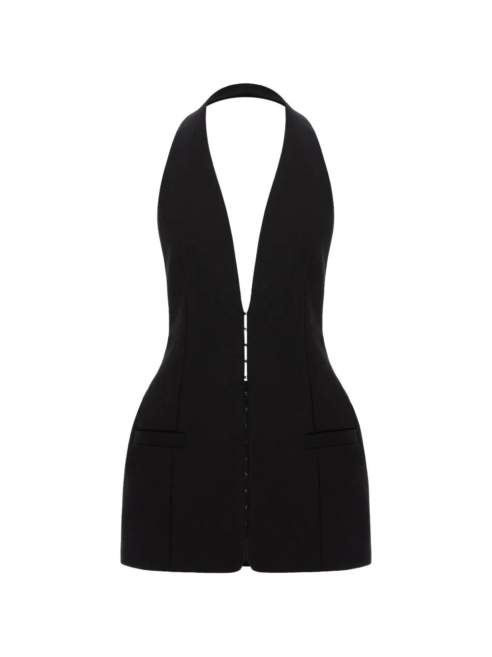 Seen Users The Social Skin Halterneck Vest In Black
