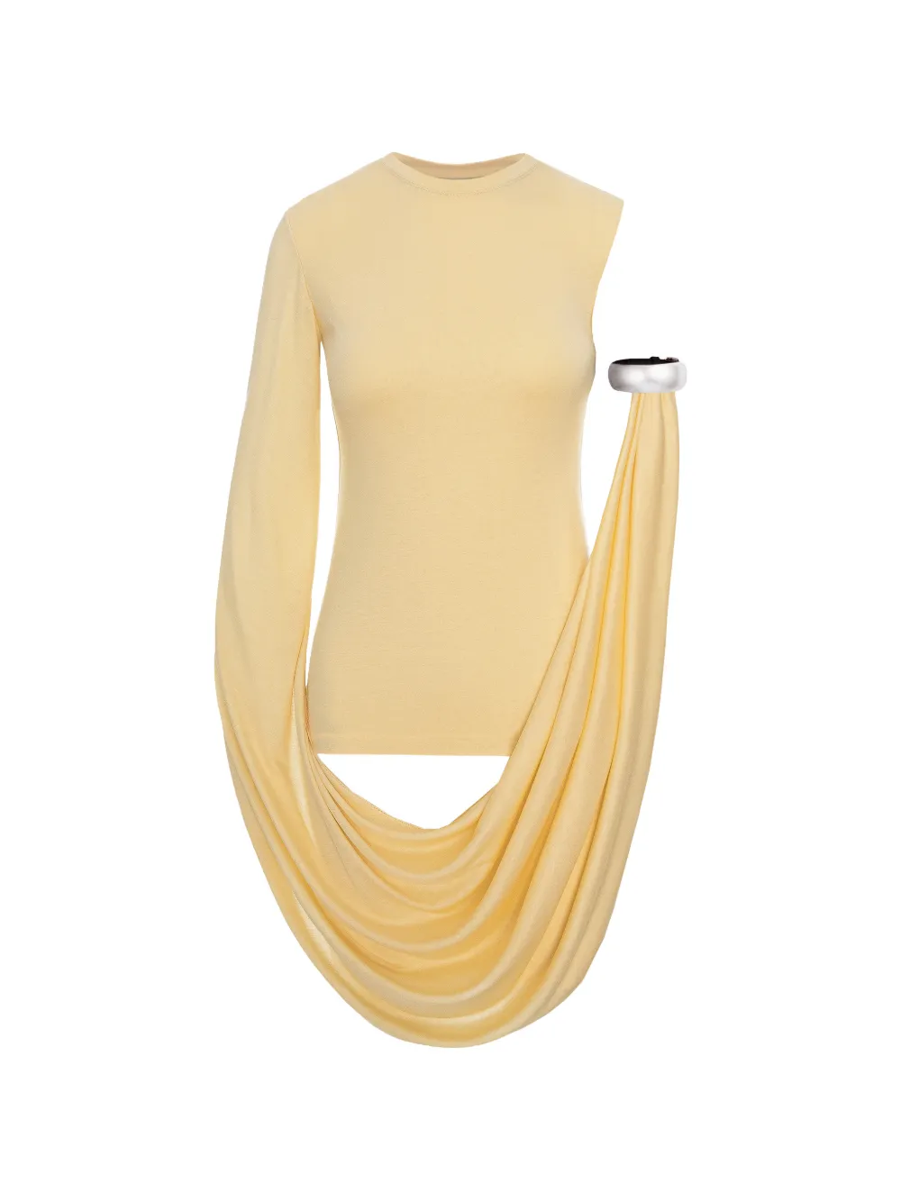 Seen Users Iconic Bracelet One-shoulder Top In Yellow