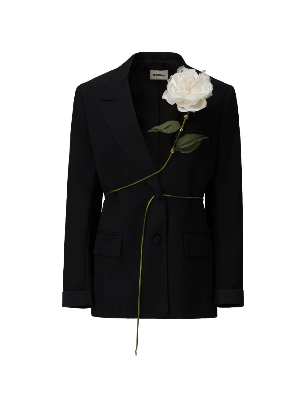 Seen Users Carnivorous Rose blazer - Nero