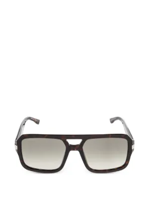 Off-White Eyewear スクエアフレーム サングラス | ブラック | FARFETCH JP