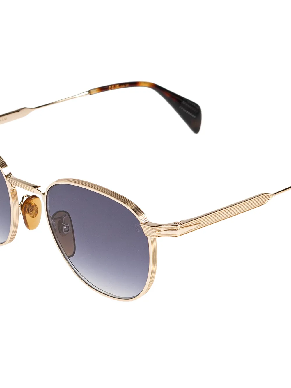 Eyewear by David Beckham Zonnebril met rond montuur Goud