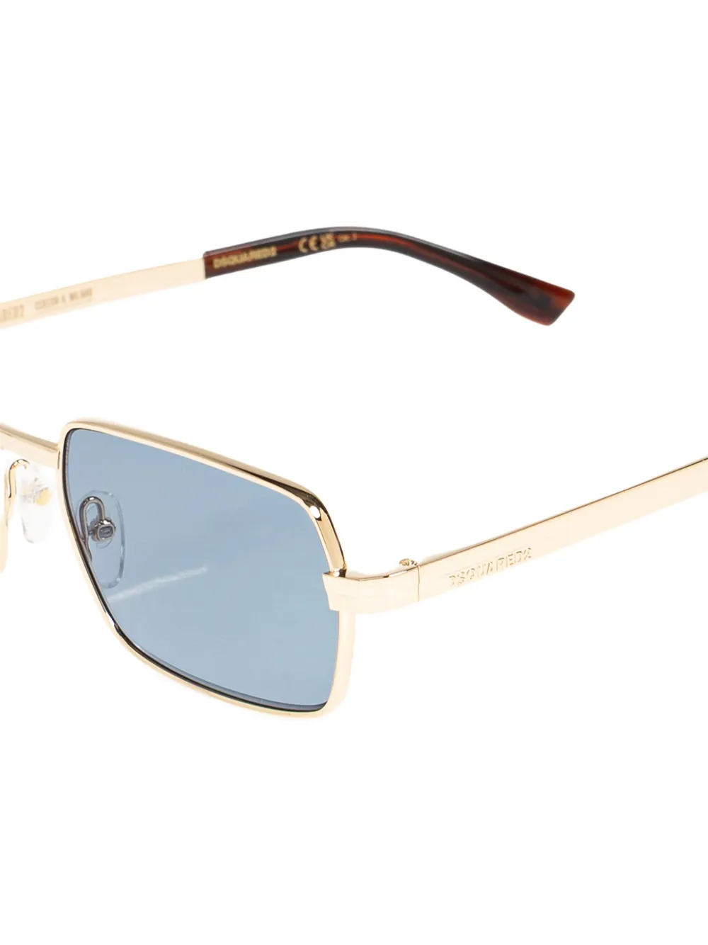  Dsquared2 Eyewear Gafas De Sol Con Montura Rectangular - Dorado 