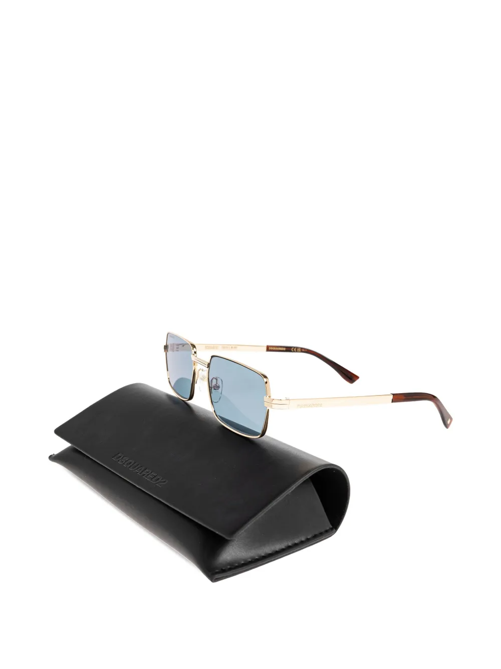  Dsquared2 Eyewear Gafas De Sol Con Montura Rectangular - Dorado 