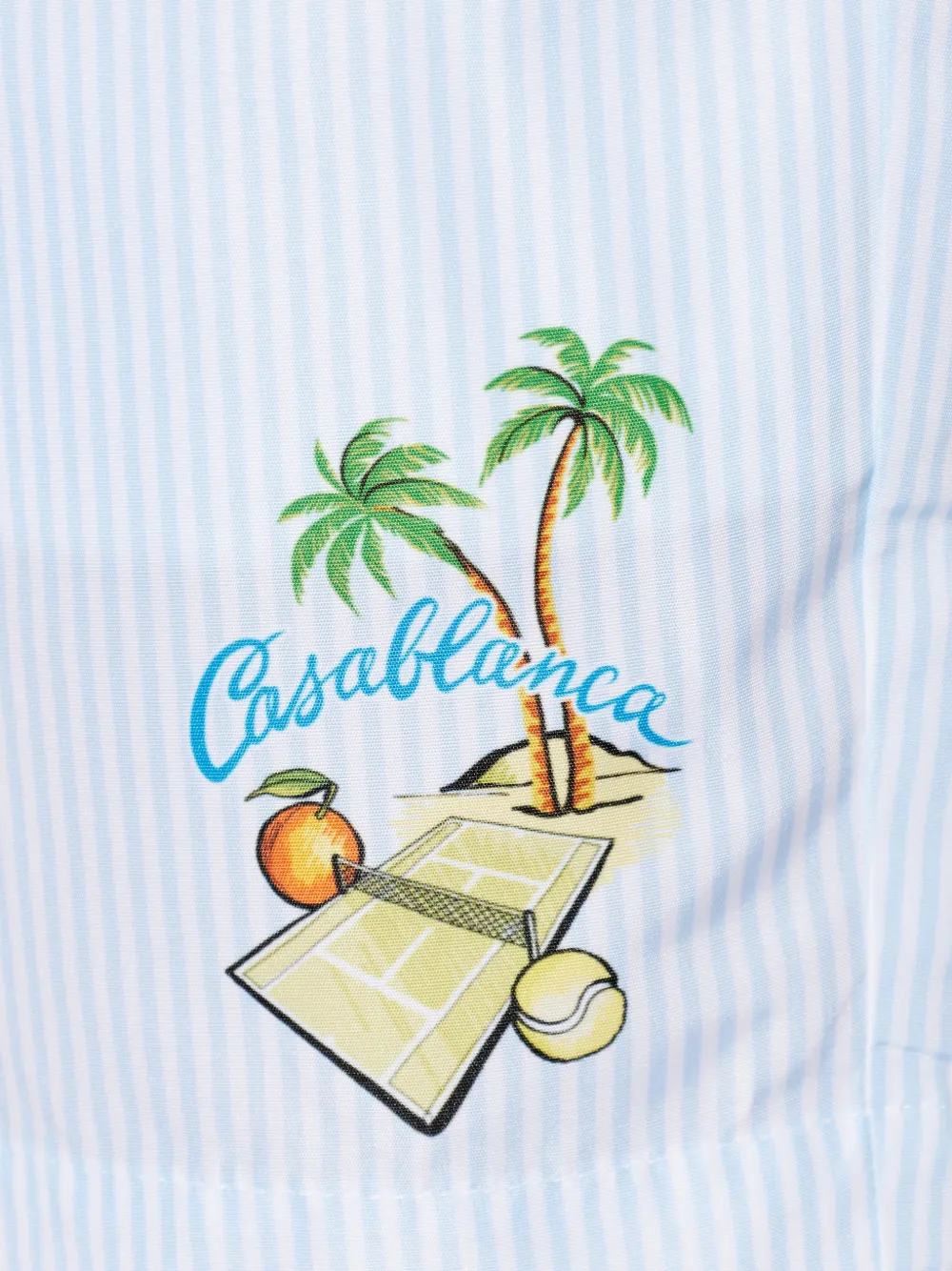 Casablanca Phantasmagoria gestreepte zwembroek Blauw