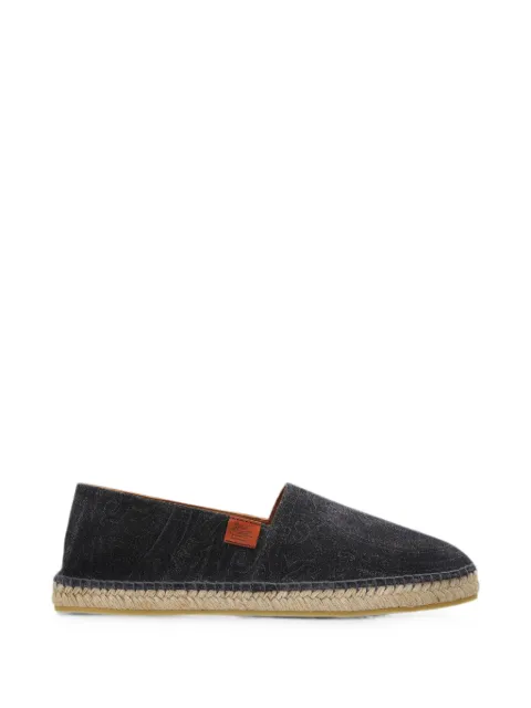 ETRO suede paisley espadrilles