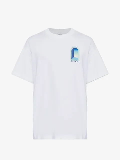 Casablanca Arches gradient-arch T-shirt