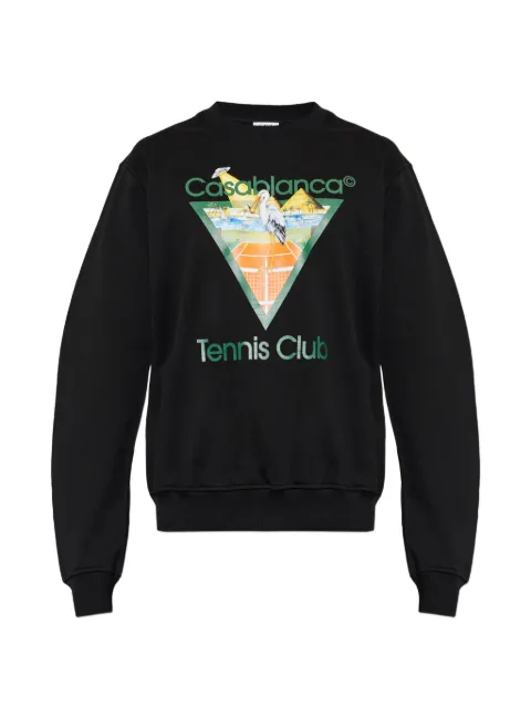 Casablanca Tennis Club Icon graphic-print cotton sweatshirt 