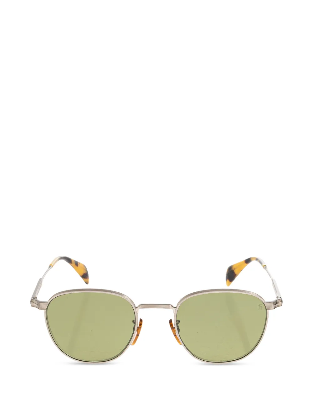 Eyewear by David Beckham geometric-frame engraved sunglasses - Argento
