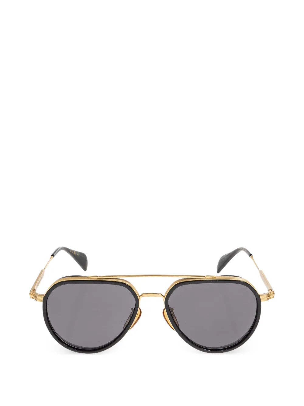 Eyewear by David Beckham titanium pilot sunglasses - Oro