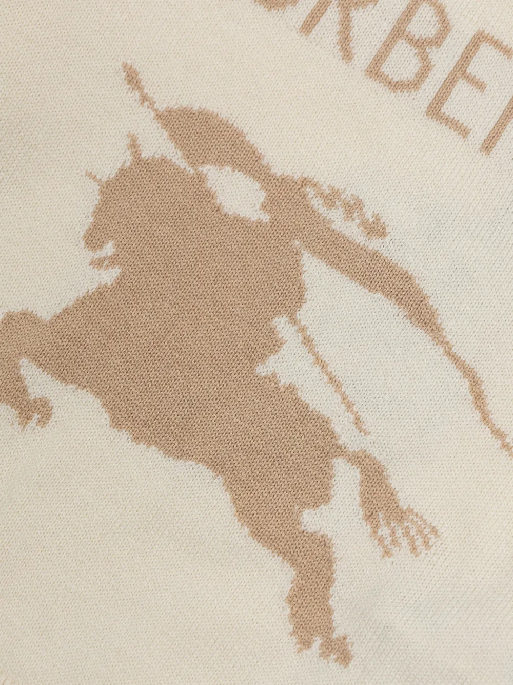 Burberry Kids Trui met logo-intarsia Beige