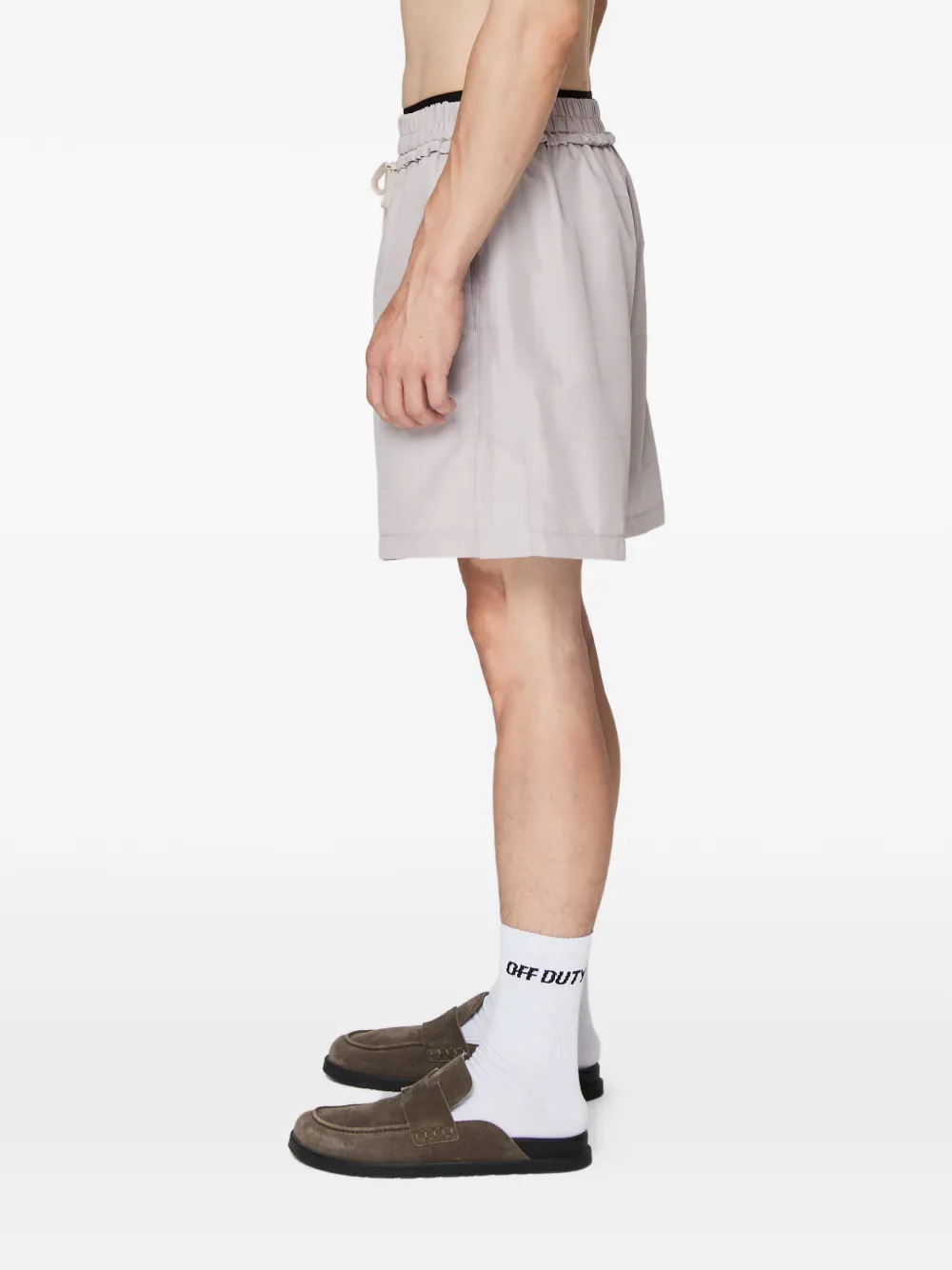 Off Duty Molt shorts met logo-jacquard Grijs