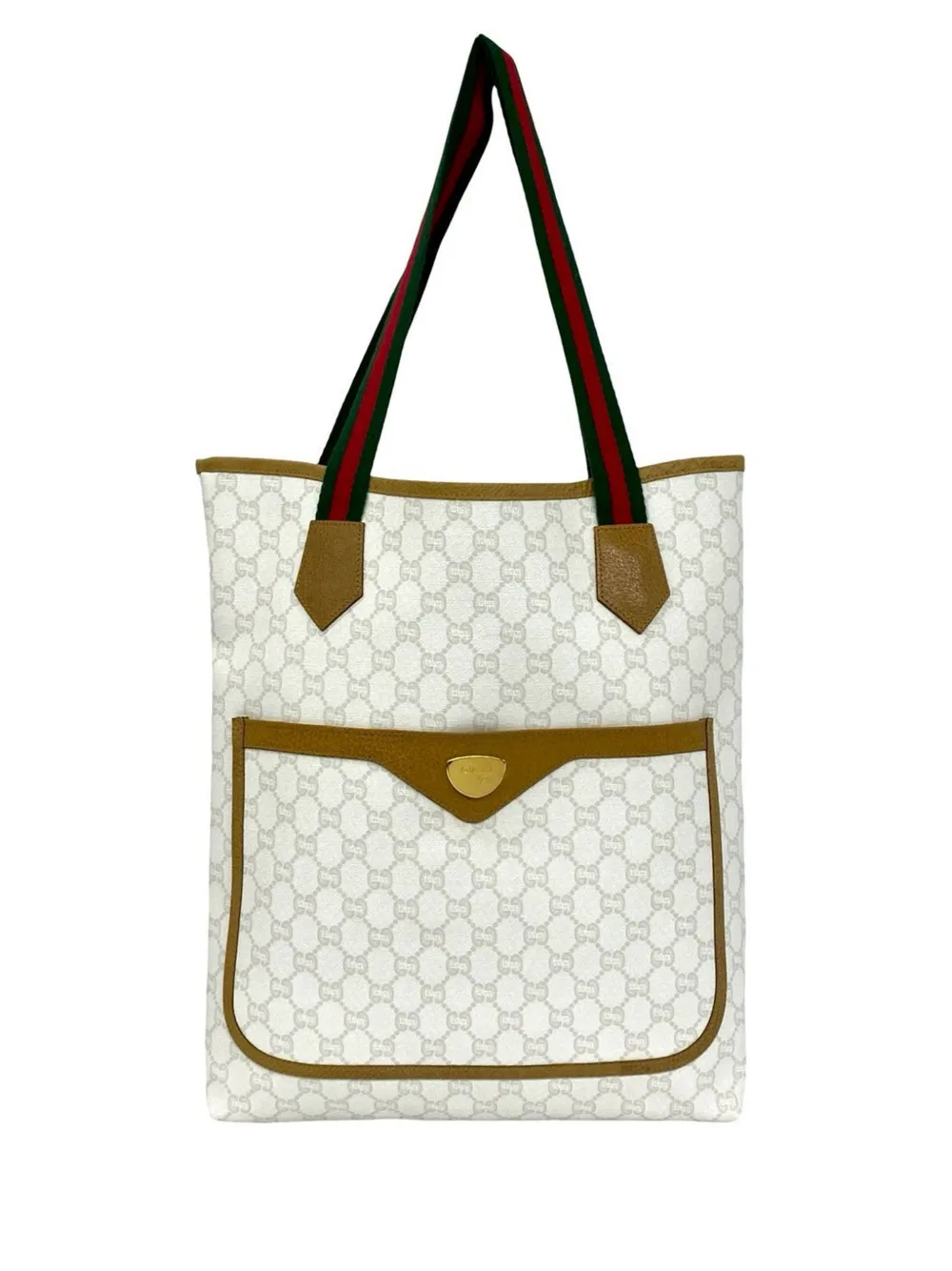 Gucci Pre-Owned 20th Century GG Plus Web tote bag - White