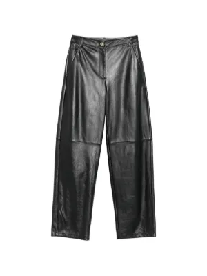 LOEWE レザーパンツ | ブラック | FARFETCH JP