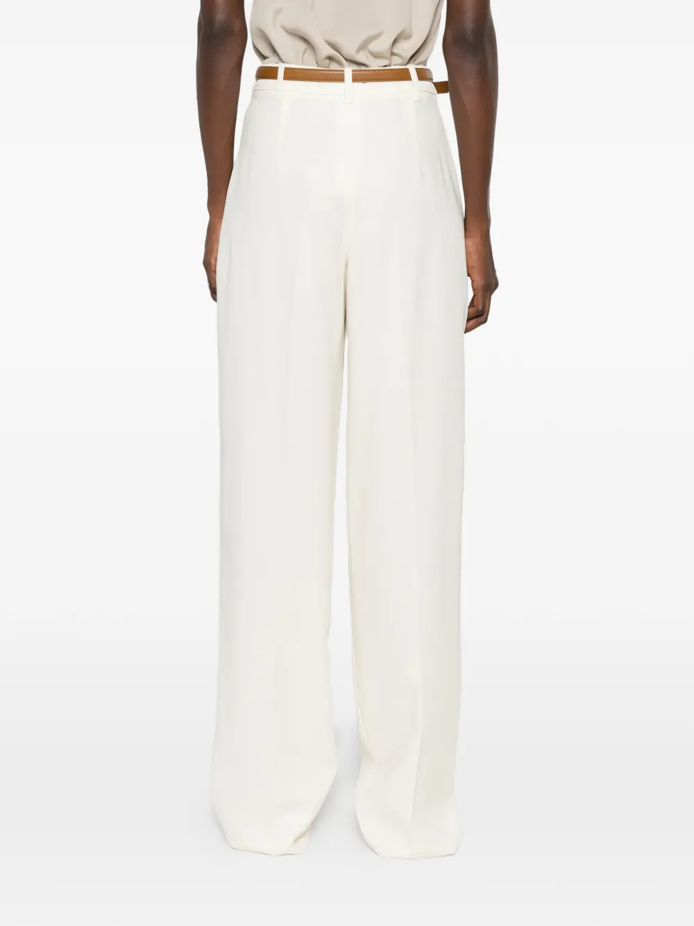 Max Mara Adunco geplooide plooibroek Beige