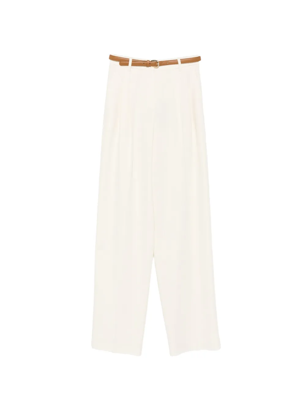 Max Mara Adunco pleated pressed-crease trousers - Neutrals