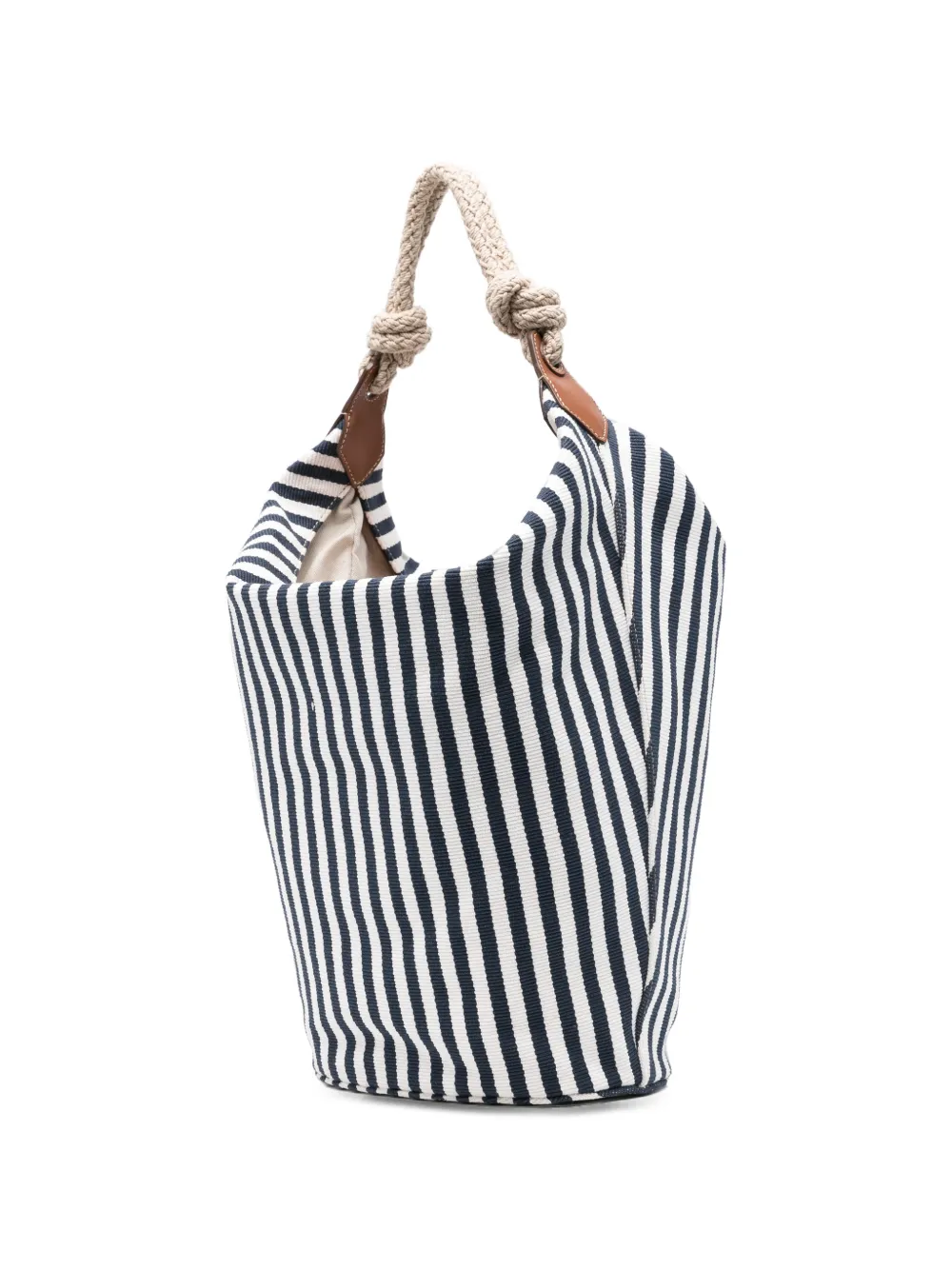 Miu Schoudertas met geborduurd logo Blauw