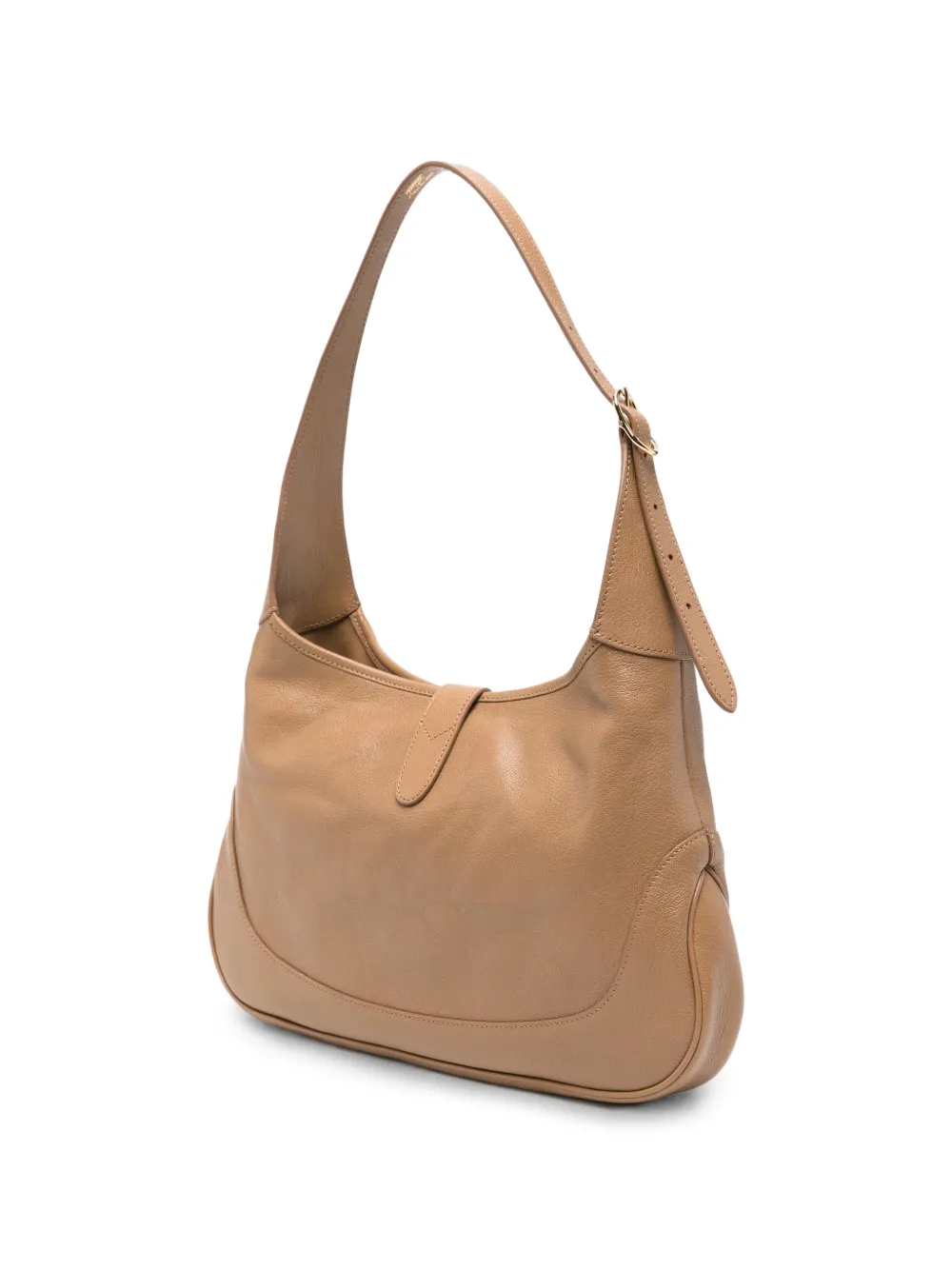 Gucci Jackie leren schoudertas Beige