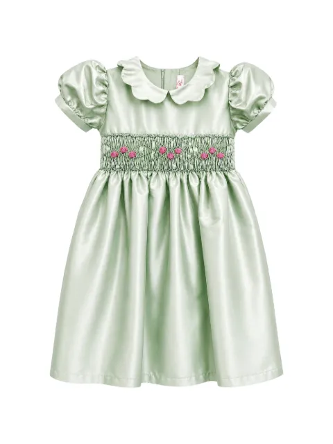 Mariella Ferrari vestido fruncido con detalle de lazo
