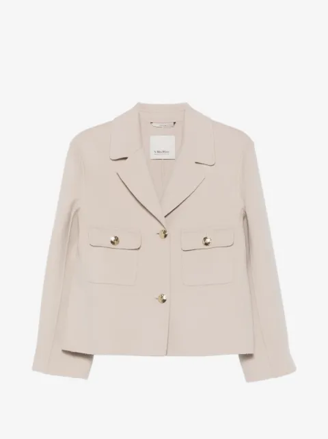 'S Max Mara button-fastening chest-pocket jacket