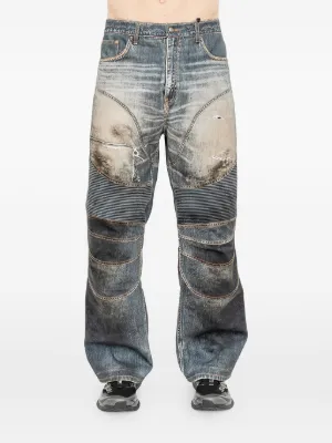 BIRTH OF ROYAL CHILD rhinestone-embellished wide-leg Jeans