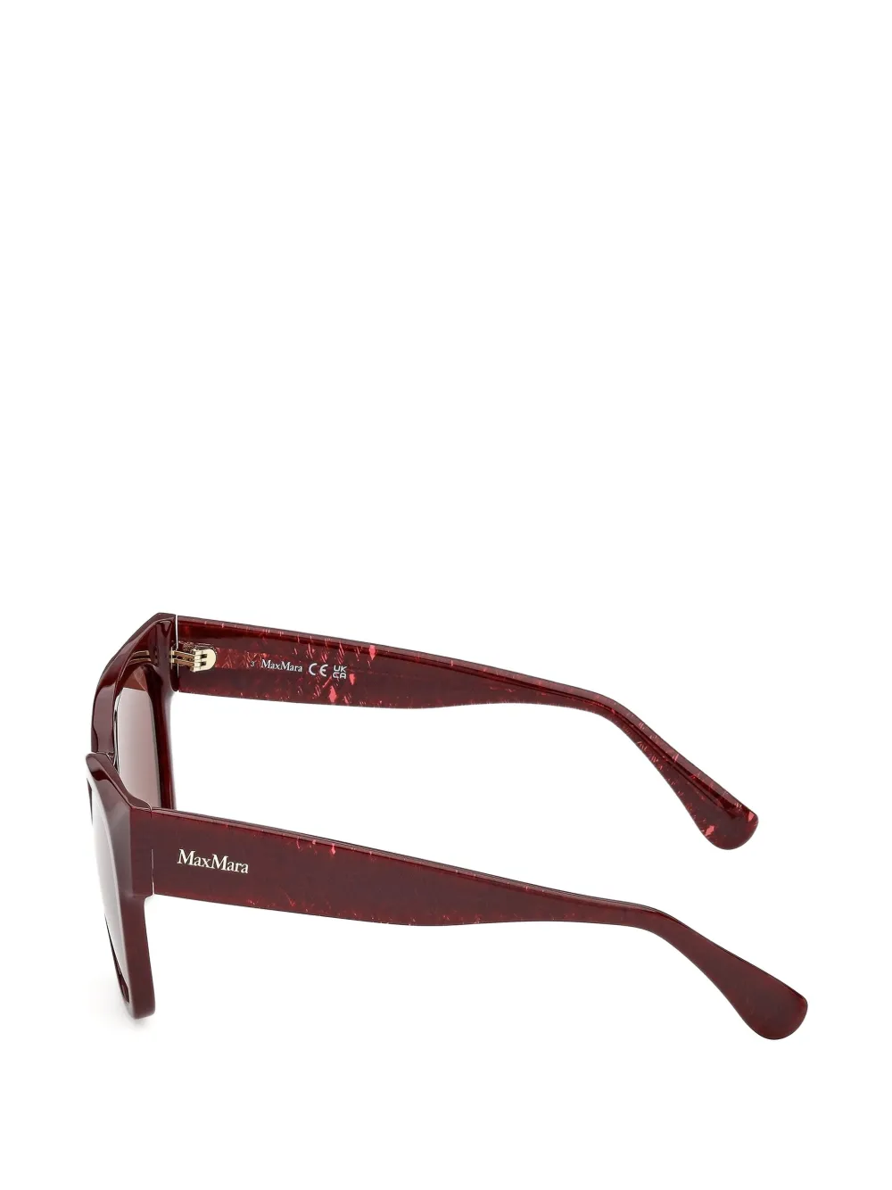 Max Mara Eyewear Zonnebril met cat-eye montuur Rood