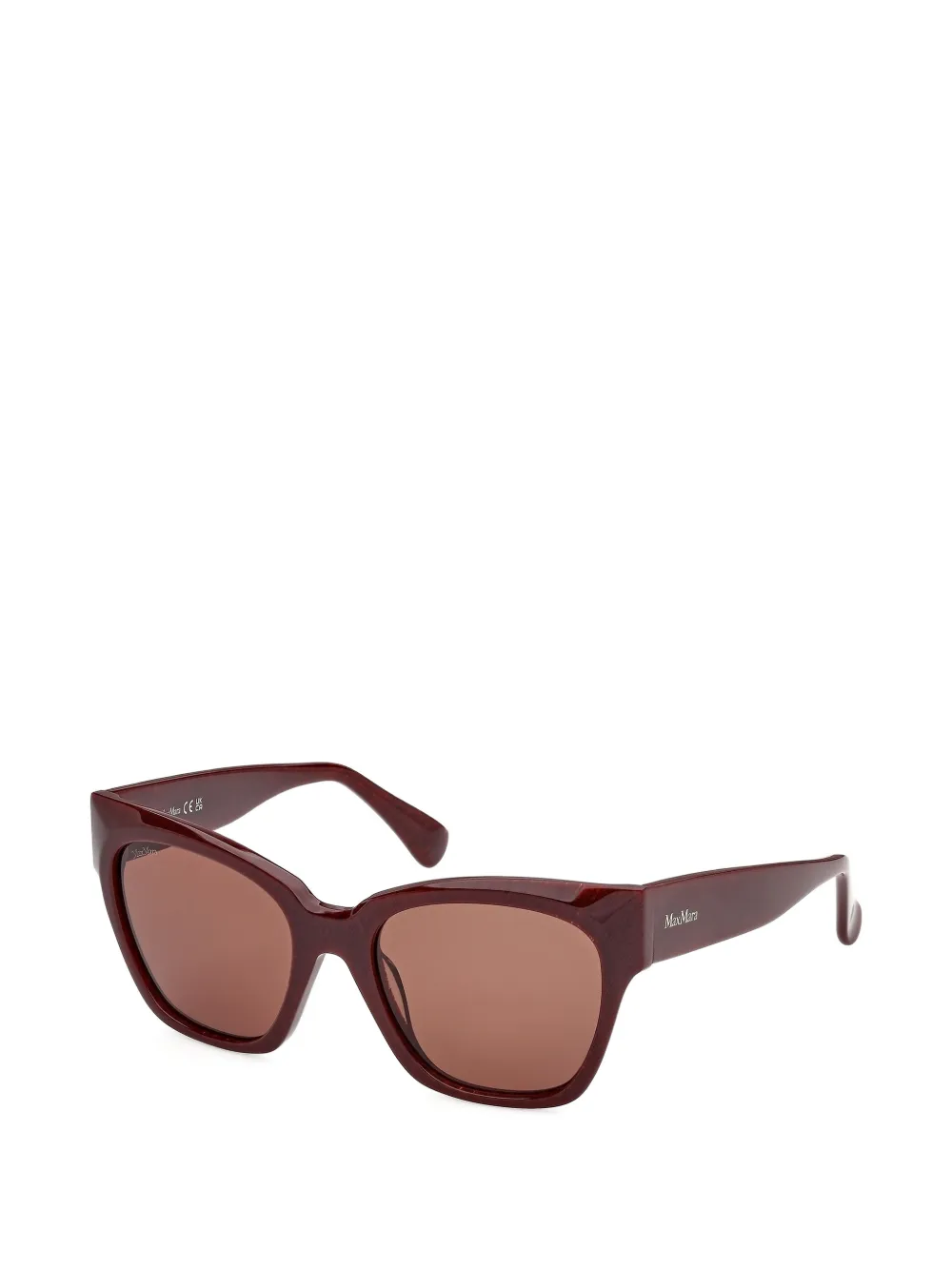 Max Mara Eyewear Zonnebril met cat-eye montuur Rood