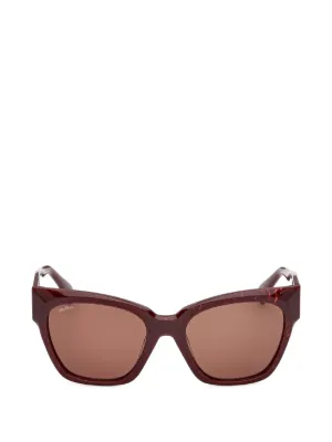 MaxMara Tortoiseshell Brown Oversized Cat-Eye Sunglasses Max Mara Tortoiseshell Cat-Eye Sunglasses Max Mara main image 3