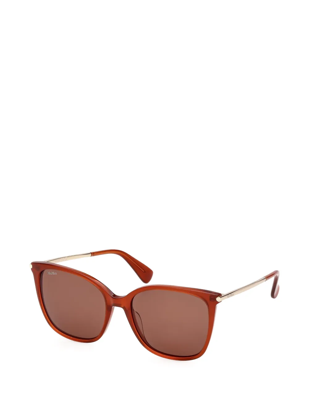 Max Mara Eyewear Zonnebril met cat-eye montuur Bruin