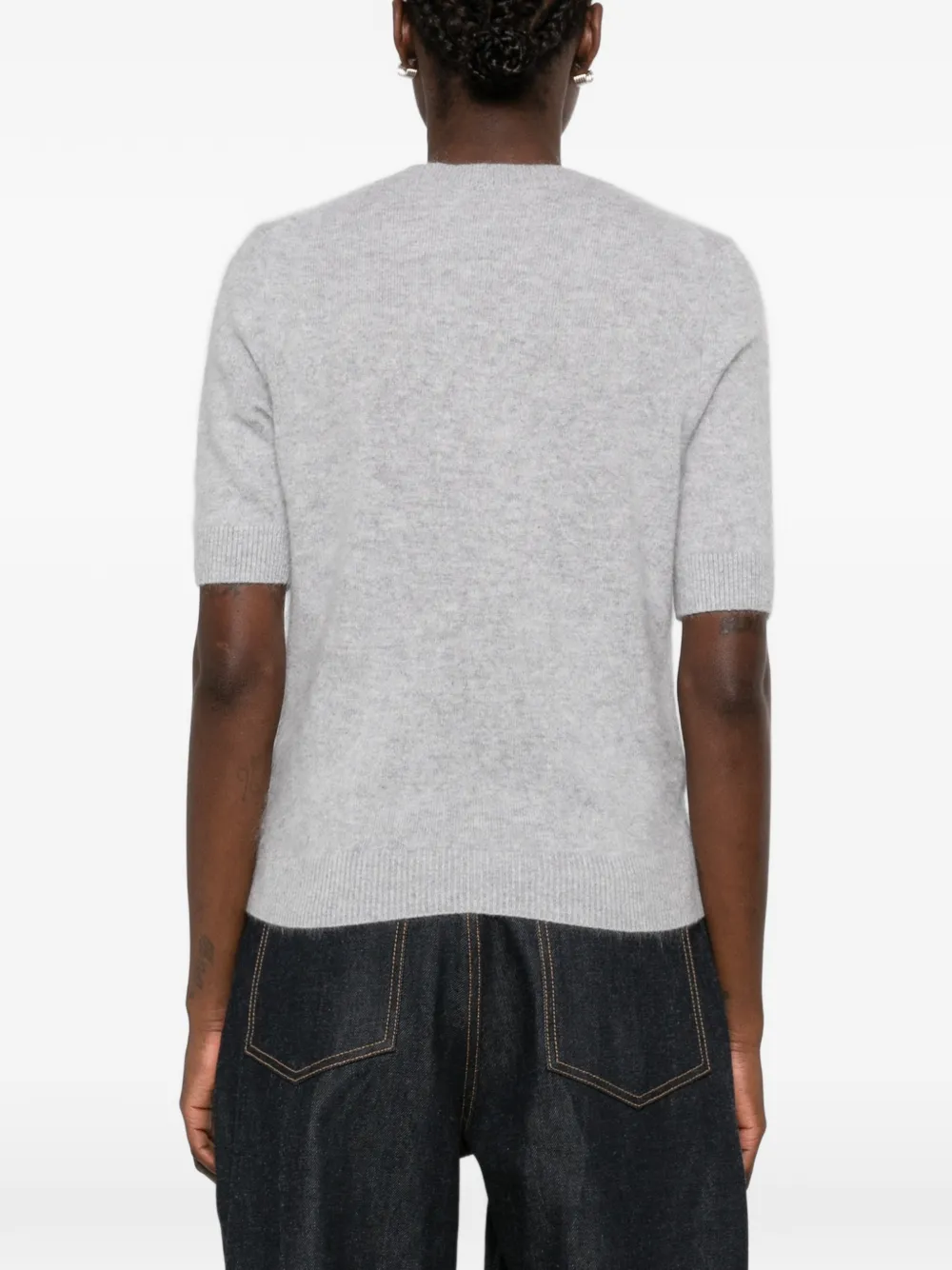 Dorothee Schumacher short-sleeve sweater Grijs