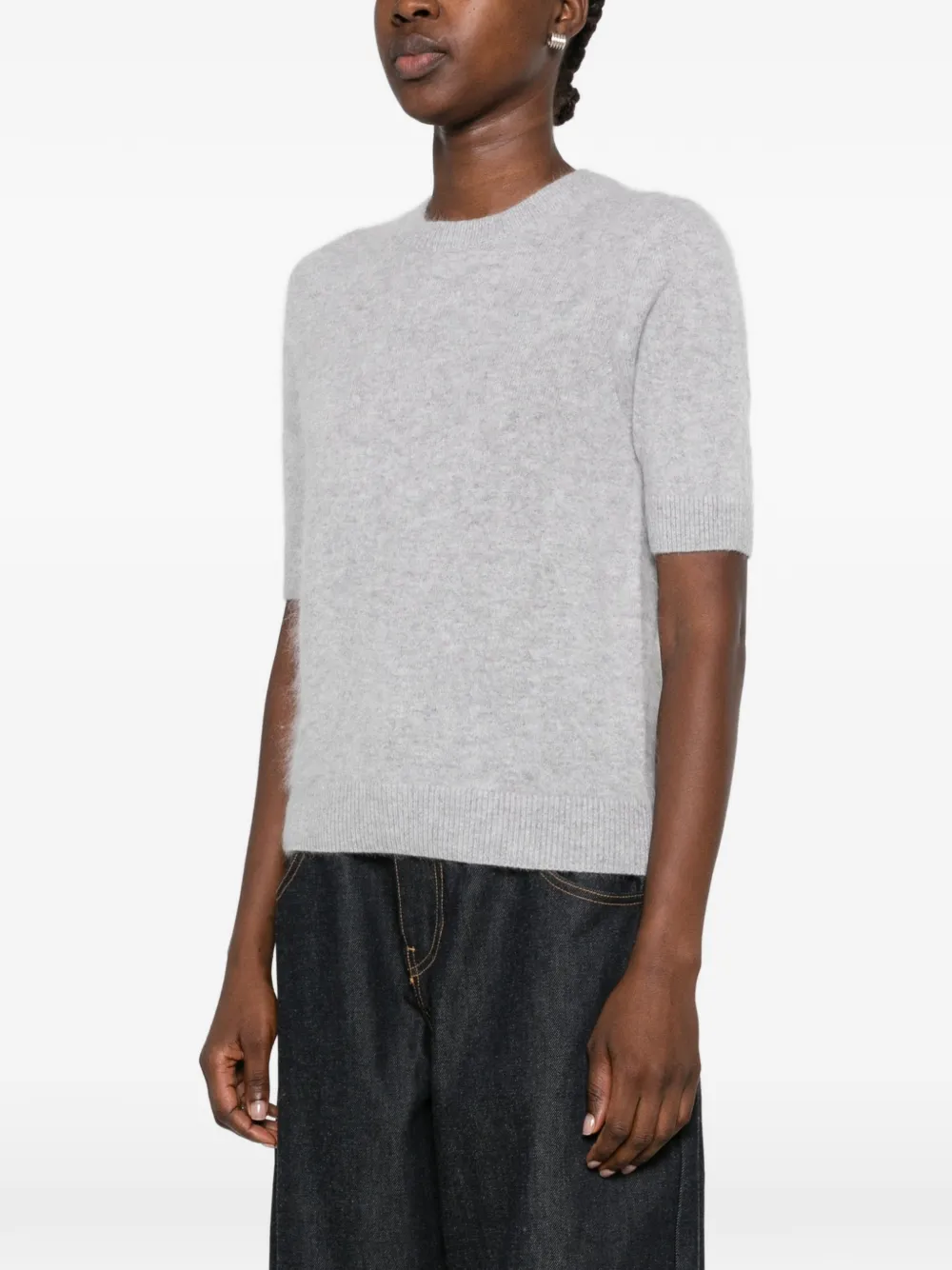 Dorothee Schumacher short-sleeve sweater Grijs