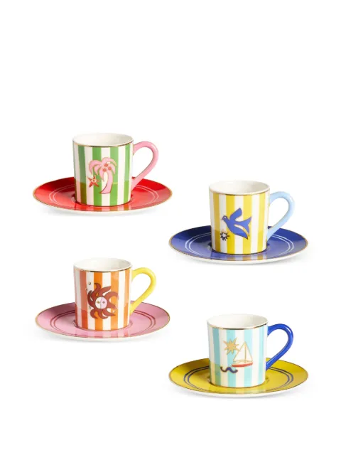 Jonathan Adler Playa espresso cups (set of four)