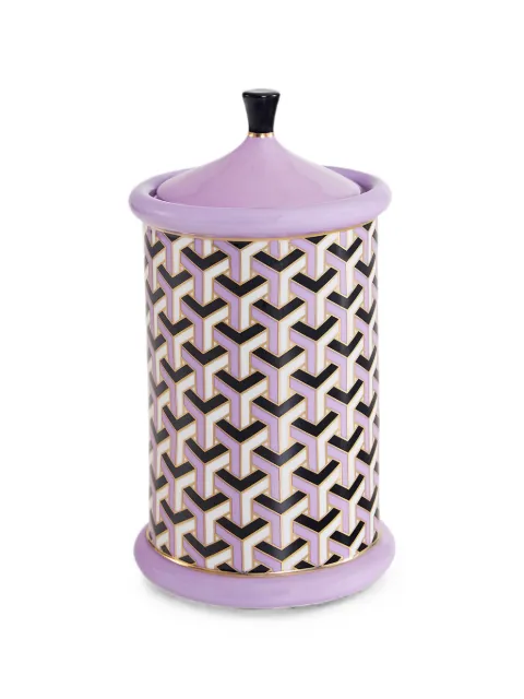 Jonathan Adler Versailles geometric-print canister