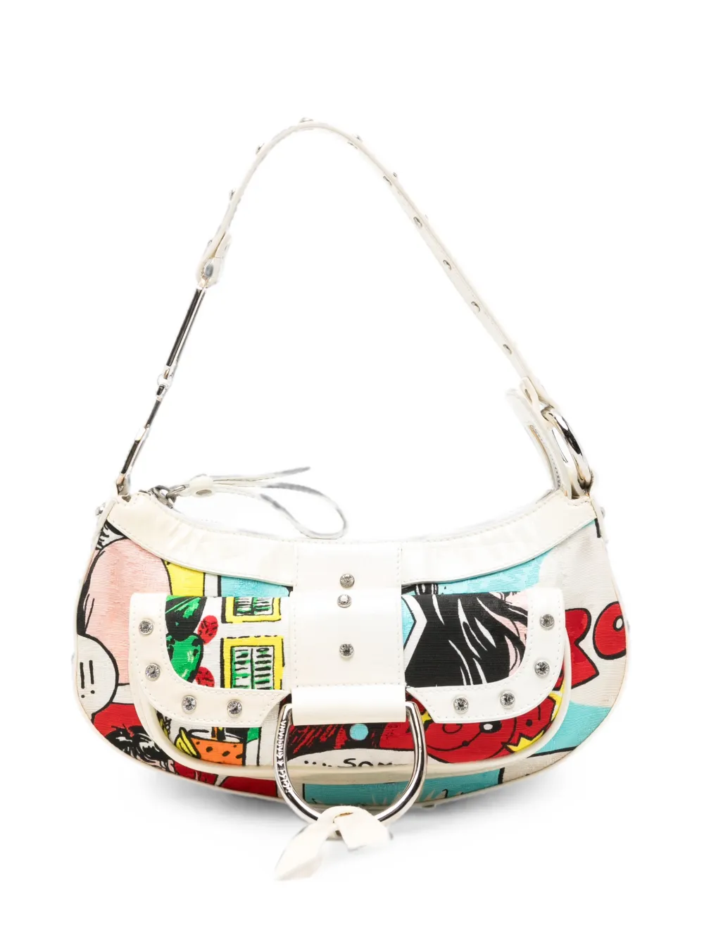 Dolce & Gabbana Pre-Owned Borsa a spalla con stampa anni 2000 - Bianco