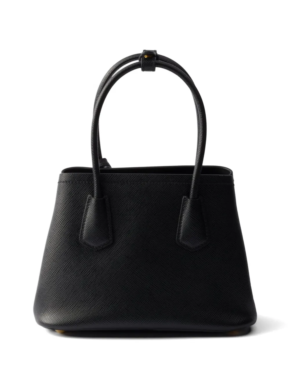 Prada Mini-tas van saffiano leer Zwart