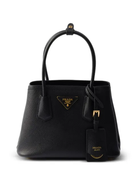 Prada double Saffiano leather mini-bag
