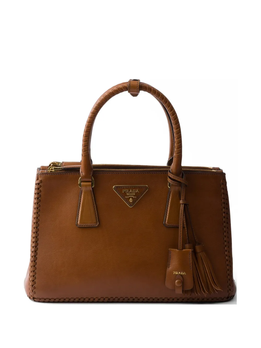 Prada Galleria medium leather bag - Braun