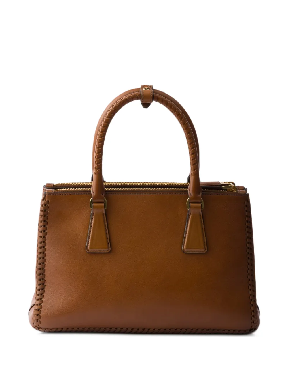 Prada Galleria medium leren tas Bruin