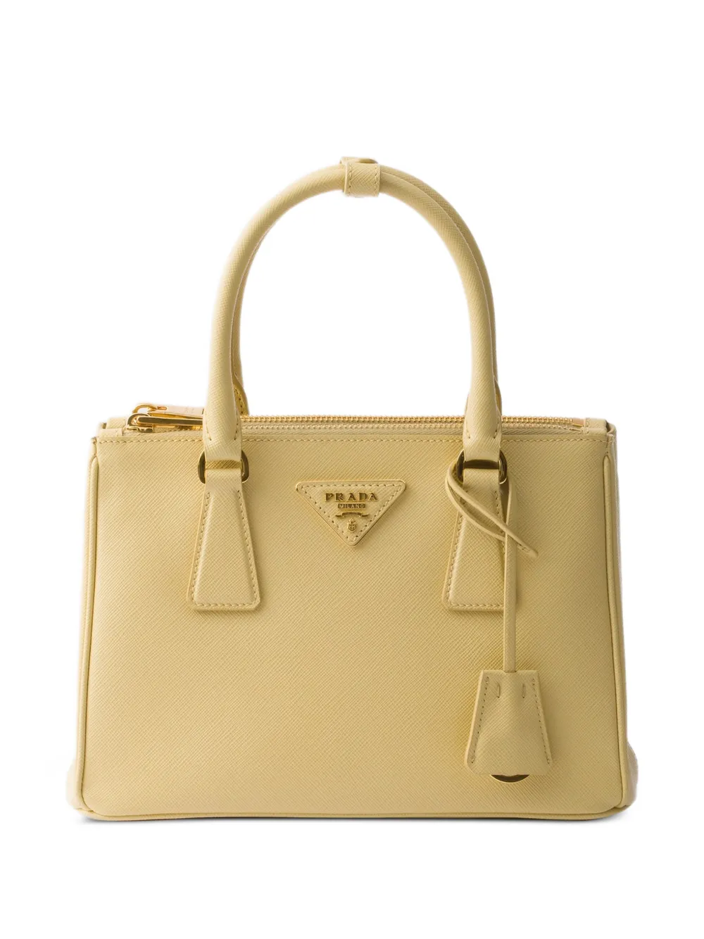Prada Galleria small Saffiano leather bag - Yellow