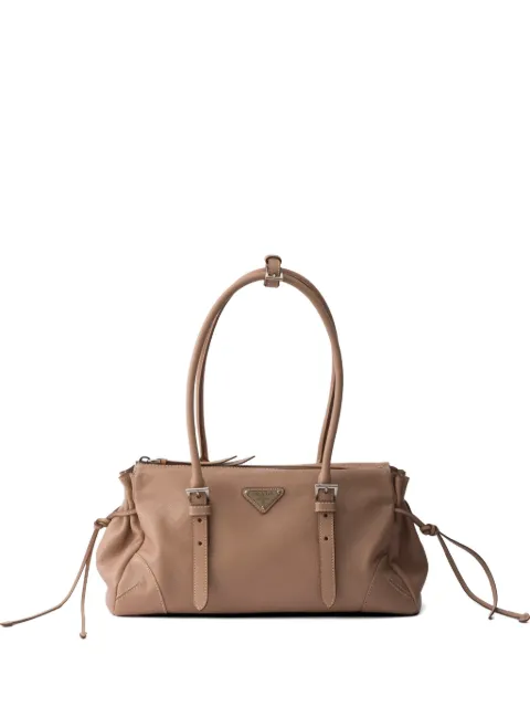 Prada Bonnie medium antiqued leather tote bag