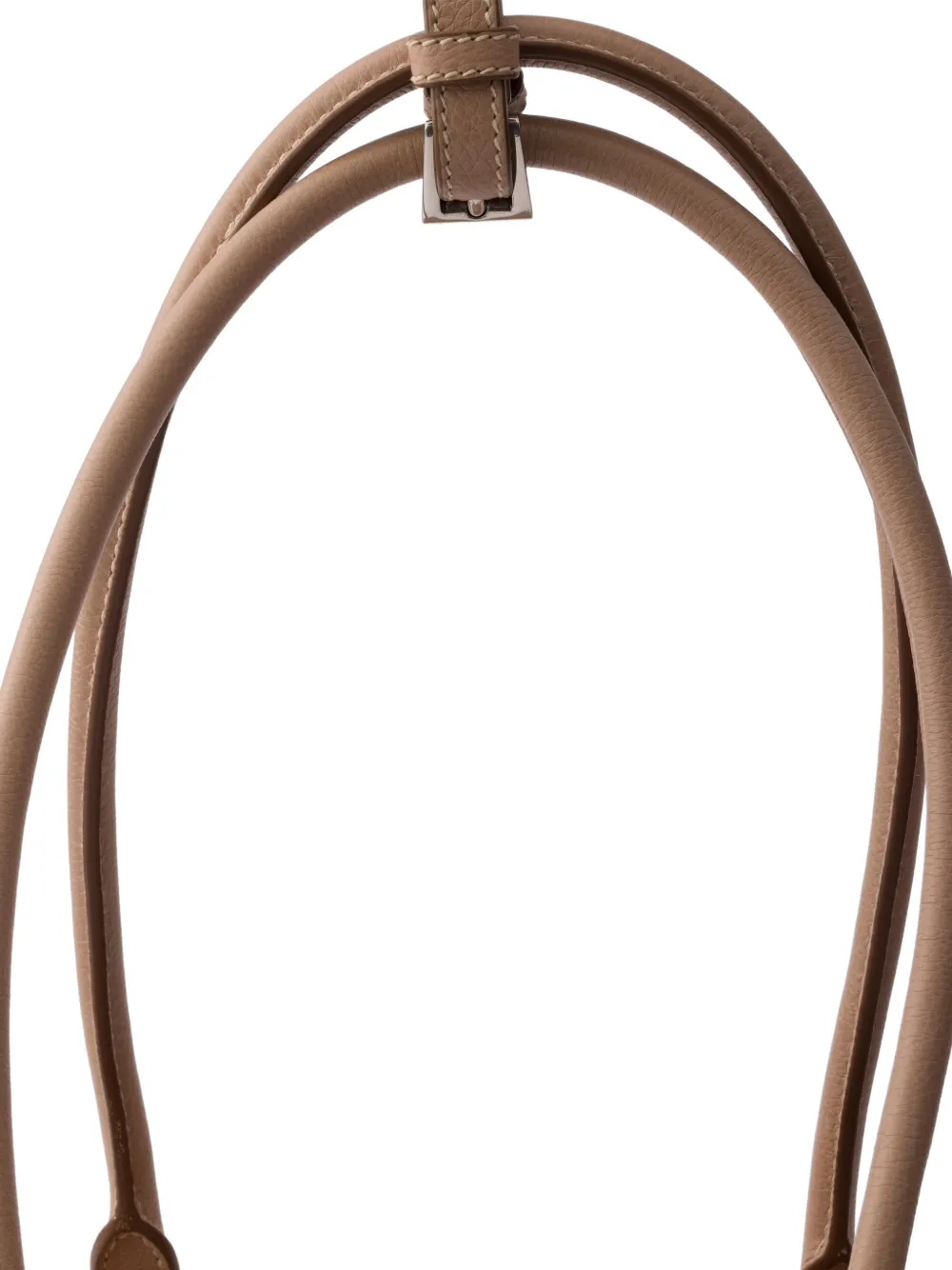Prada Medium Bonnie leren shopper Beige