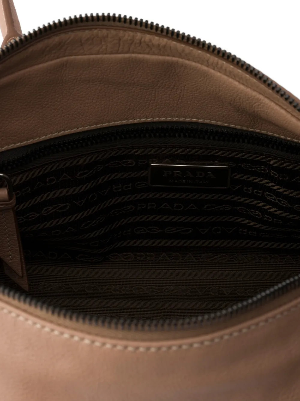 Prada Medium Bonnie leren shopper Beige