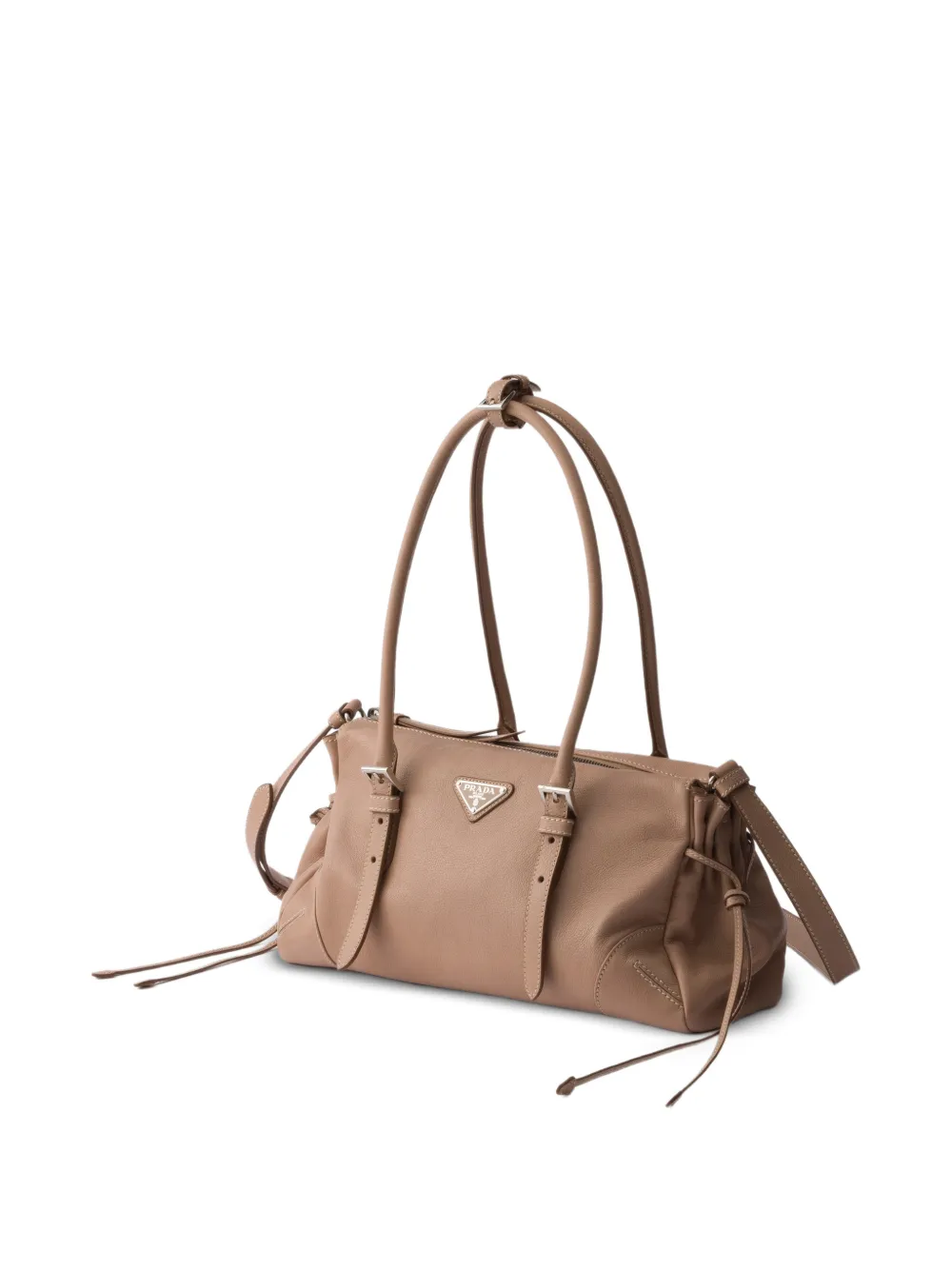 Prada Medium Bonnie leren shopper Beige