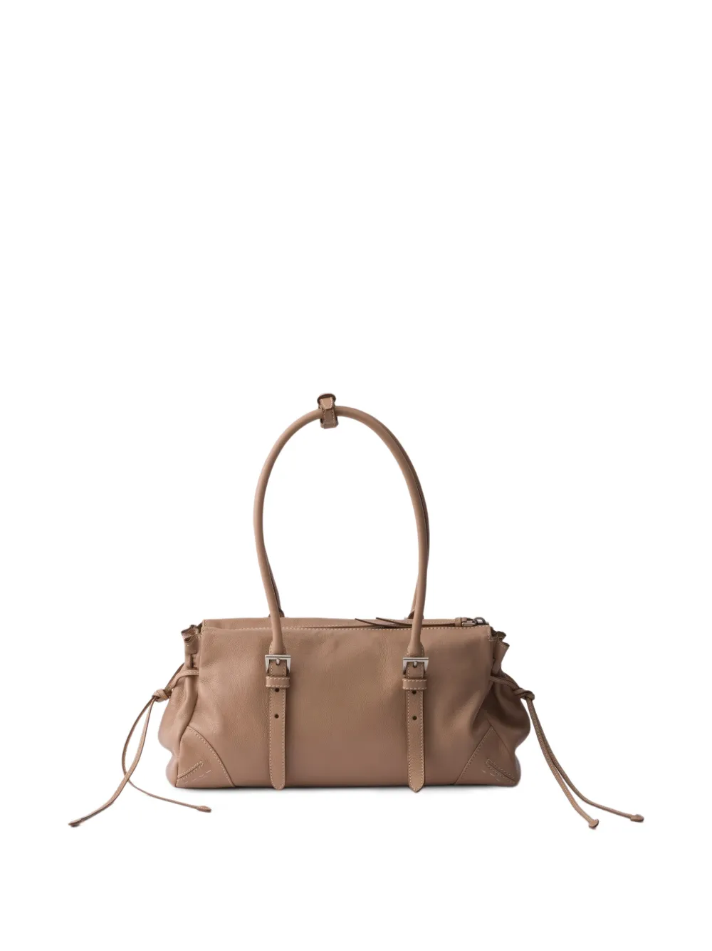 Prada Medium Bonnie leren shopper Beige