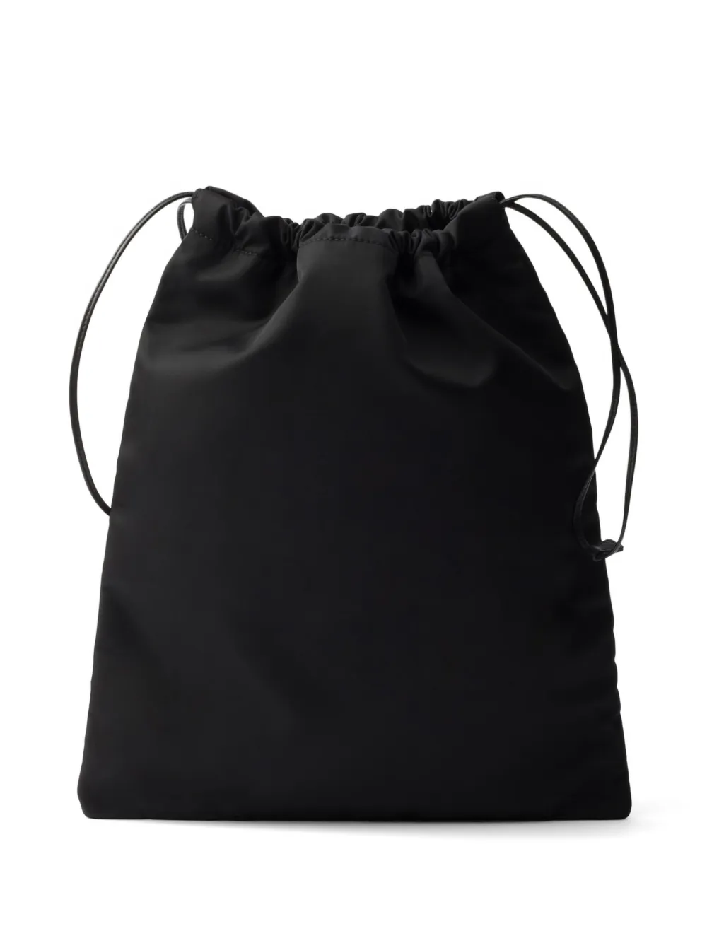 Prada Re-Nylon buidel met trekkoord Zwart
