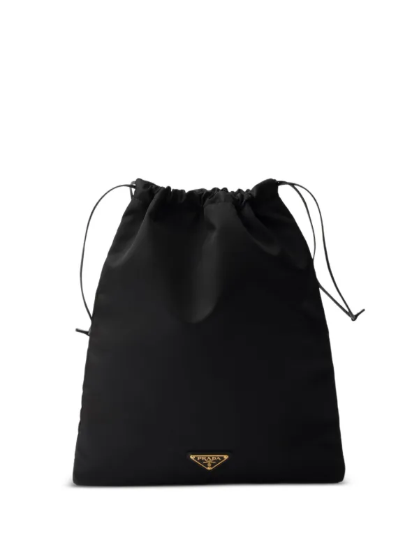 値下げ　PRADA ナイロン ポーチ ブラック Prada Re-Nylon ポーチ | ブラック | FARFETCH JP