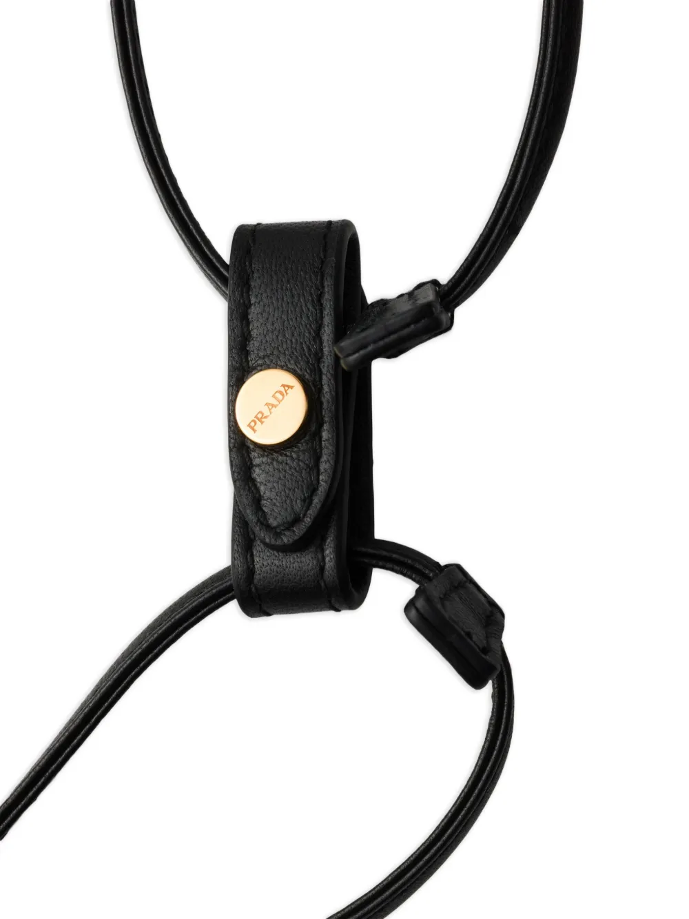 Prada Re-Nylon buidel met trekkoord Zwart